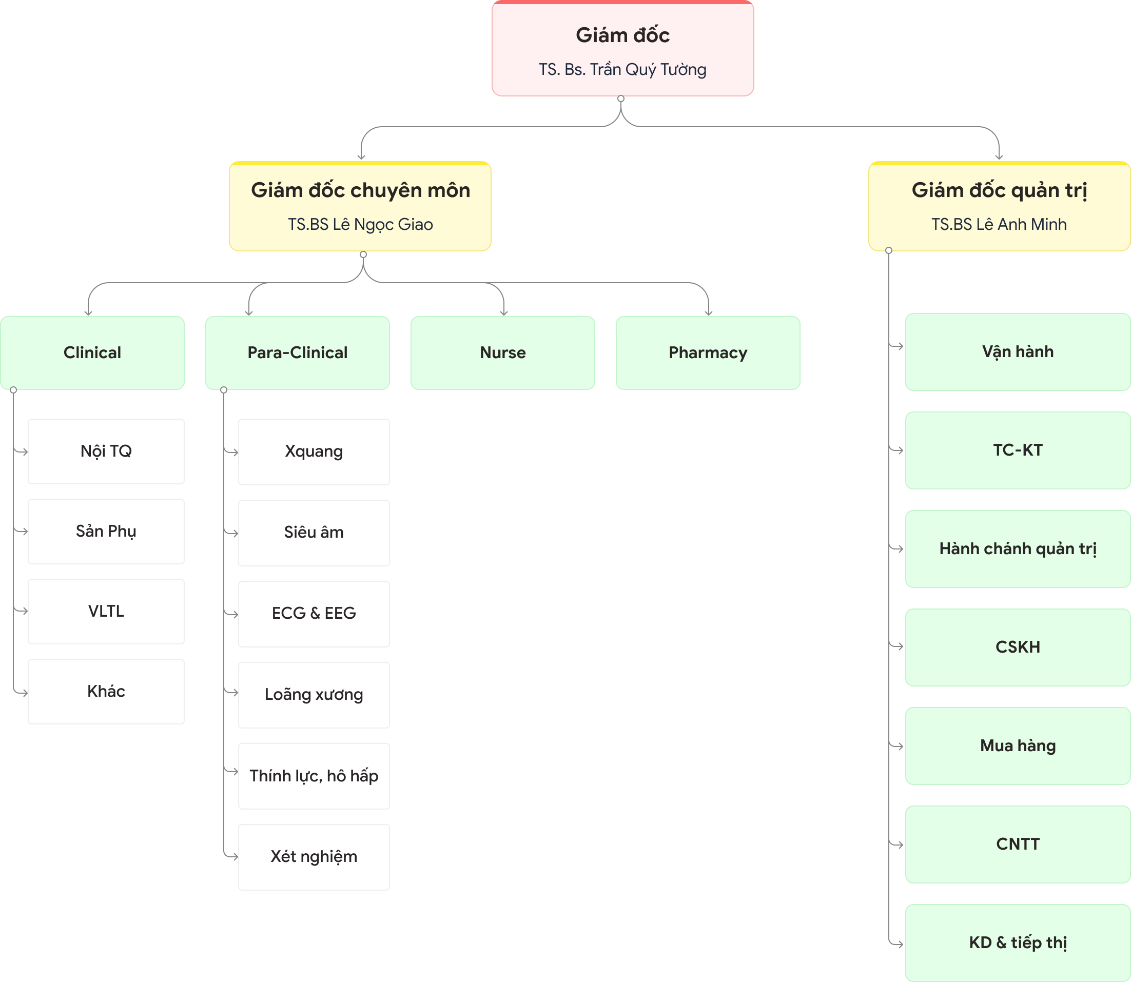 LeanCare Organizational Chart
